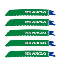 Serra - lâmina de serra Hikoki - 752678 - LÂMINA DE SERRA SABRE RCM32B CURVA 150 10/14 TPI 150 mm / 5 peças.