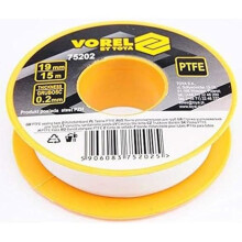 Kit de reparación de kayak - VOREL - 75202 - Cinta PTFE 15mx19x0,2mm - Reparación - Remo