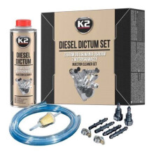 K2 - W324 - KIT DI PULIZIA INIETTORI + KIT DIESEL DICTUM 500 ML
