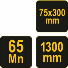 Raschietto per cemento - VOREL - 05751 - Manico 75x300mm - Strumento da costruzione - Resistente