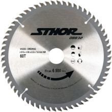 Cortador - placa de corte - lâmina Sthor Lâmina de serra circular em carbure 210x30mm Z60 para madeira - 08832