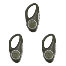 3X Electronic Altimeter Carabiner Altimeter Handheld Thermometer Outdoor Fishing Weather Forecast Mode Meter