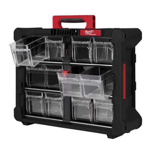 Milwaukee Organisator Tip Bin Packout 10 Behälter - MILWAUKEE - 4932498323 2