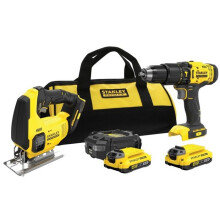 Conjunto de herramientas eléctricas 18V - Stanley - V20 - SFMCD711 - SFMCS600 - 2x2.0Ah