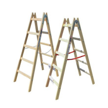 Escada Awtools ESCADA DE MADEIRA 2 x 5 DEGRAUS 150 KG