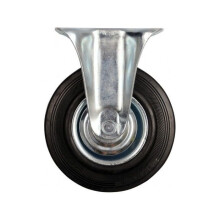 KIINTEÄ PYÖRÄ VOREL MUSTALLA KUMILLA 160 mm 87305