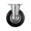 ROUE FIXE VOREL AVEC CAOUTCHOUC NOIR 160 mm 87305 1