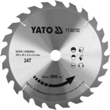 Lâmina de serra em carbureto - TRIZERATOP - Compatível com YT-82175 - 305 x 30 mm - 24 dentes - Corte rápido e preciso