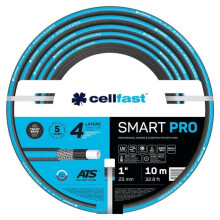Tuyau d'arrosage Cellfast SMART PRO ATS – 1" – 10 m - 4 couches - Tissu tricot flexible