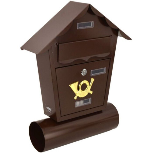 Cassetta postale Awtools CASSA POSTALE MARRONE 16 / 370x470x100mm 2