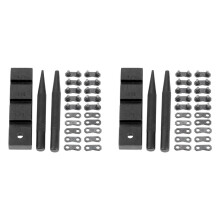 6PCS Pocket Chainsaw Breaker Chain Saw Repairing Mending Tool Set with 20 Sets 0.325in Chainsaw Chain Joiner Link Repair