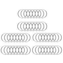 300PCS, 1 Inch Key Ring Open Key Ring Metal Key Ring Flat Ring for Household Car Keychain