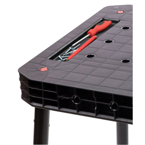 Table d'atelier - Keter Ultimate - Pliable - Charge 453 kg - Plateau polypropylène 1