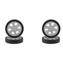 4X Bagagetillbehör Hjul Flygplan Resväska Remskiva Rullar Mute Wheel Slitstarka Delar Reparation 50X12mm