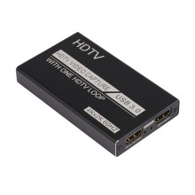 Urządzenie do Przechwytywania Dźwięku HDTV z Wyjściem Wideo 4K 60Hz USB 3.0, Odpowiednie do Kina Domowego i Strumieniowego Przesyłania Gier.