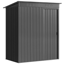 Abri de jardin - HELLOSHOP26 - 159x106x181 cm - Porte coulissante - Aluminium antirouille - Finition mate