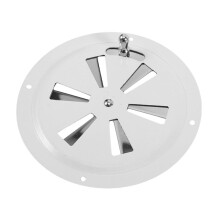 3X Round Air Louver Vent & Side Knob Opening Grille Cover Marine Boat RV 316 Stainless Steel Ventilation Louvered Vent