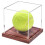 Baseball Display Case, No Assembly Clear Acrylic  Holder with Solid Wood Base for Autograph 3