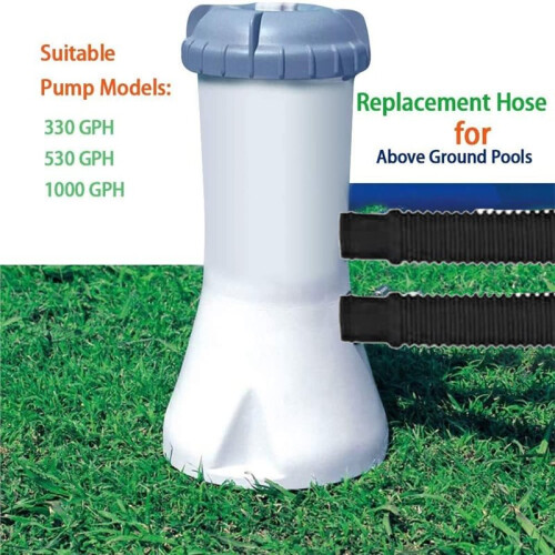 Swimming Pool Replacement Hose,Pool Filter Replacement Hose for Pools Diameter,Long Filter Pump Hose 2
