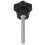30 Pcs M6 x 50 mm Locking Star-Shaped Plastic  Male Thread Knob Grip 5