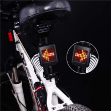 Automatic Direction Indicator Bicycle Rear Taillight USB Rechargeable Cycling MTB Bike Safety Warning Turn Signals Light