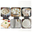 5-Piece Cheese Strainer, Reusable, Unbleached Fine Mesh, Suitable for Cooking, Yogurt Making, Juicing, Etc. 5