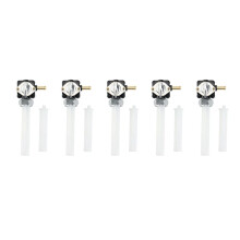 5X Fuel Valve Petcock with Male Thread Features 61338-94D for FLST, FXST, FLT, FXD 1995-2001