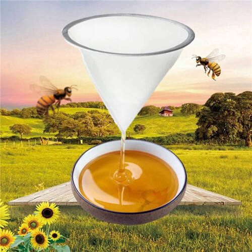 2X Fiber Beekeeping Honey Strainer Filter Screen Purifier Apiary Equipment Tool Colanders Kitchen Gadget