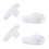 Soft Elliptical Silicon Nose Pad for Glasses (Transparent, 10 Pairs) 1