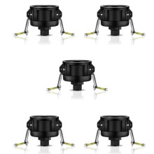 5X IBC Tote Fittings for 275 330 Gallon Tote Tank-2 Inch Cam Lock Fittings-for 3/4 Inch Male Thread IBC Tote Adapter