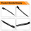 For - 5 Series G30 M-Tech 525I 530I 540I 2017+ Rear Bumper Lip Angle Diffuser Splitter Spoiler Protector Bright Black 7