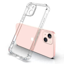 (Transparent, For iPhone 14) Shockproof Clear Phone Case For iPhone 15 14 13 12 11