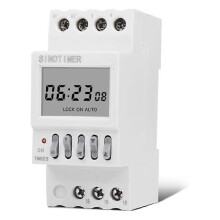 Power Time Control Switch Countdown Smart Switch Timer 16 on 16 Off Rail Installation 220V
