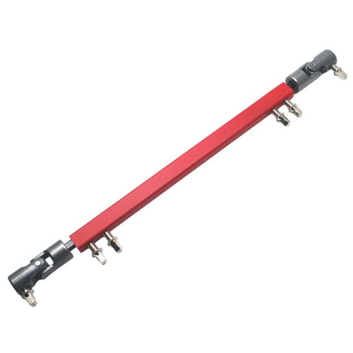 Double Kick Drum Pedal Drivaxel StåL Bas Drum Pedal Linkage Connector Arm ,RöD