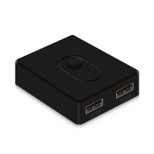 USB 2.0 KVM 1X2/2X1 Switcher USB Splitter Shared Controller for Laptop Computer Printer Keyboard Mouse, B