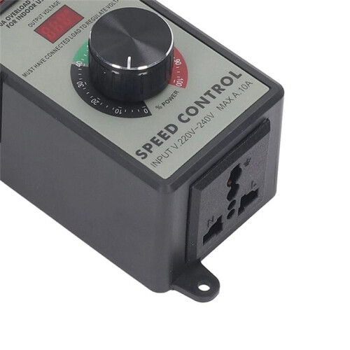 AC Motor Speed Controller Angle Grinder Fan Variable Speed Controller 10A Universal European Plug AC220 to 240V 4000W