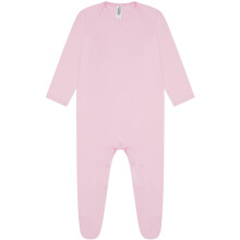 (6-12 Months, Light Pink) Casual Classics Baby Sleepsuit