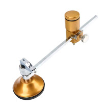 Cortador de Vidrio Circular, Compás de Vidrio, Cortador de Calibre, Brújula Ajustable, Cortador con Ventosa, Abridor de Agujeros para Ventanas,