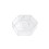 Acrylic Cake Display Board Hexagonal Cake Tray DIY Cake Refillable Board Base Clear Cake Stand Decor Tools 15X15X10CM 1