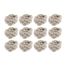 Napkin Napkin Ring 12 Piece Set Cotton Rope Napkin Ring-Burlap Napkin Ring Set