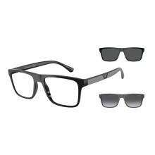 Emporio Armani EA4115F Asian Fit with Clip-on 50171W Men New Eyeglasses