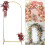 Wedding Arch Door Backdrop Stand Flower Display Frame Backdrop Metal Rack 7