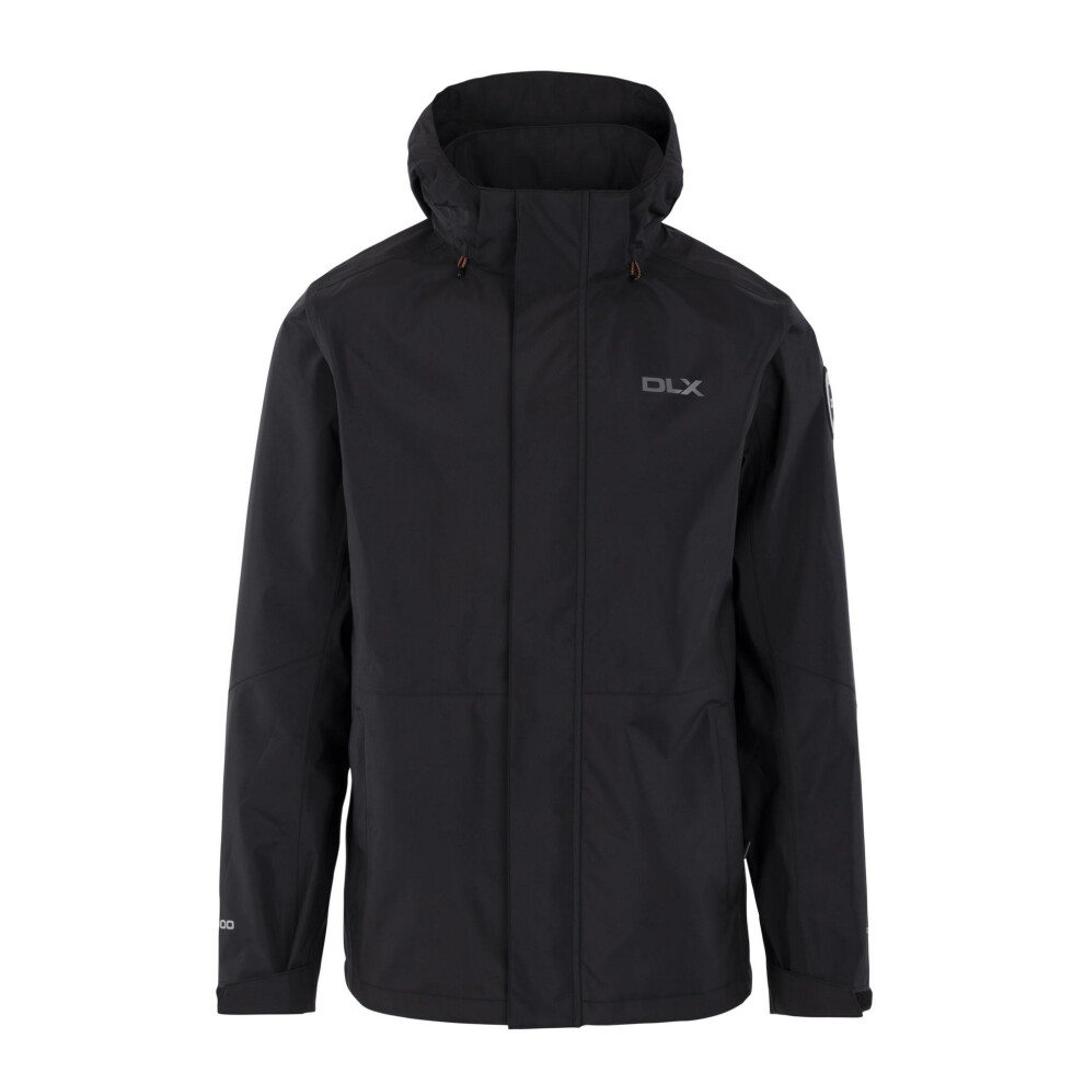 Trespass (M, Black) Mens Dlx Cyril Waterproof Jacket