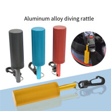 Diving Safety Rattle Stick Signal Bell with 360 Rotating Quick Hook Underwater Bell Ding Rod Diving Equipment Red