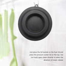 Stand Silikon Deckel Halter ZubehöR und Dampf Abgabe Umsteller, ZubehöR Kompatibel für Foodi Schnell Kochen Topf