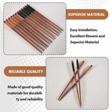 6 Pares de Palillos de Madera, Reutilizable Chino Coreano JaponéS Palitos Aptos para Lavavajillas, Antideslizantes