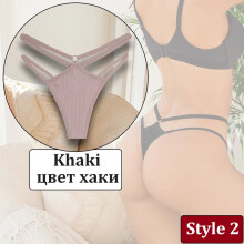 (Cotton Black, 1pc) Sexy Lace Thin Waist Panties Hollow Out Thongs G-String Underwear