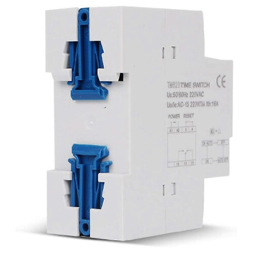 Power Time Control Switch Countdown Smart Switch Timer 16 on 16 Off Rail Installation 220V 2