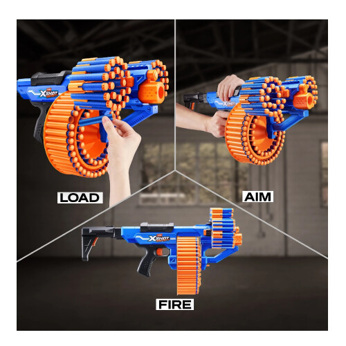 X Shot Insanity Blitz Hammer With 48 Nerf Darts 2
