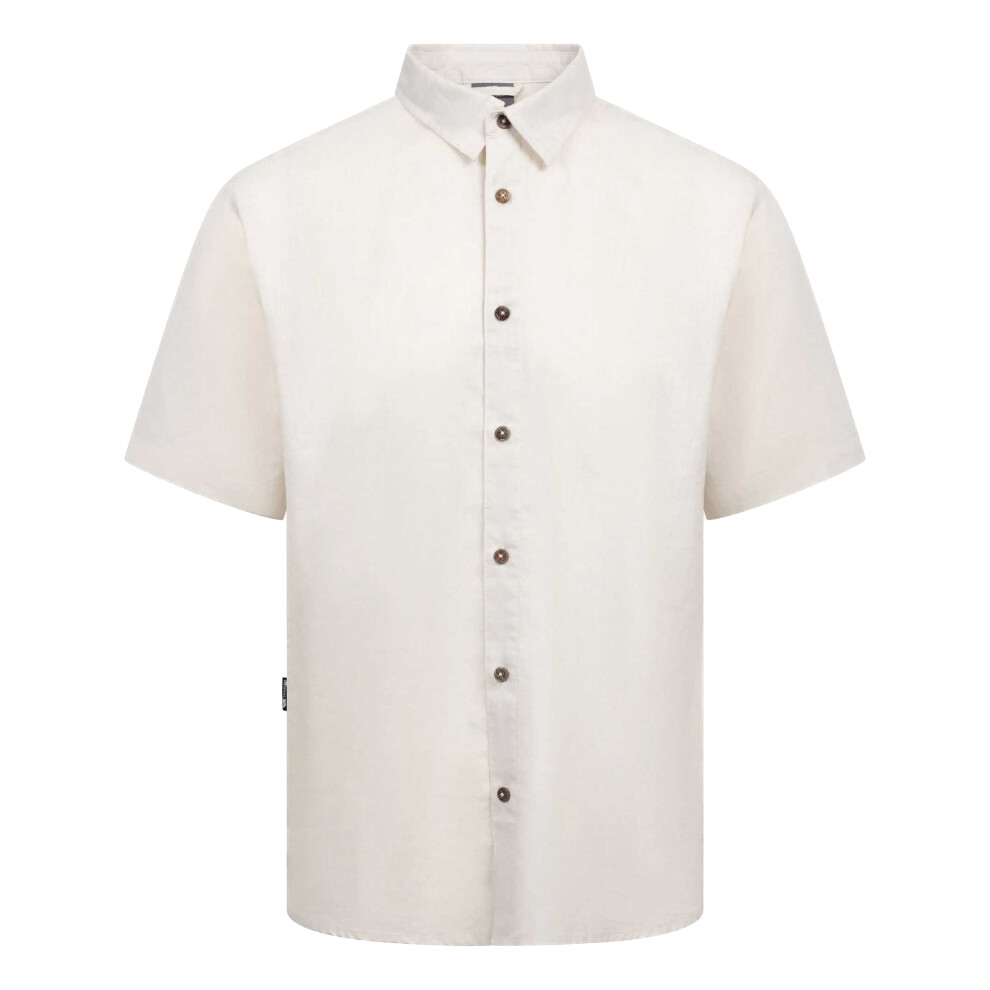 Trespass (Xxl, Soft Stone) Mens Suntan Short-Sleeved Shirt